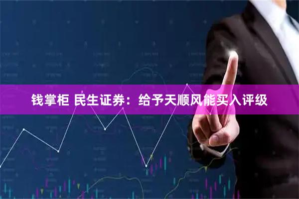 钱掌柜 民生证券：给予天顺风能买入评级