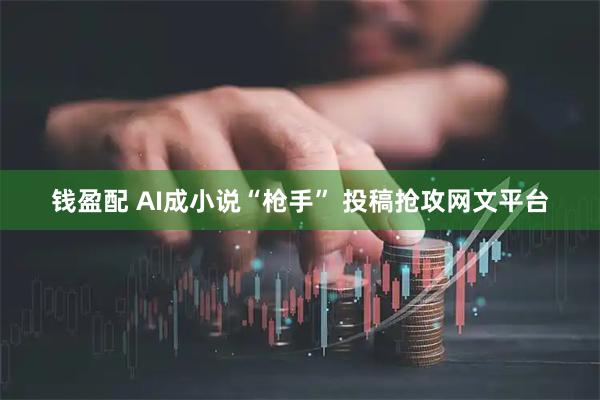 钱盈配 AI成小说“枪手” 投稿抢攻网文平台